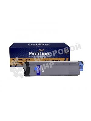 Картридж ProfiLine PL-46471107 для принтеров Oki C823/C833/C843 Голубой 7000 копий