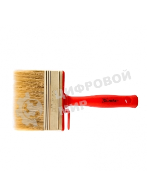 Кисть-ракля MTX 84121 30 х 100 мм, натур. щетина, пластмас. корпус, пластмас. рукоятка