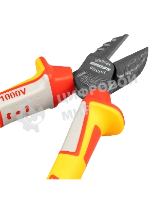 Бокорезы Gross 17582 диэлектрические рукоятки до 1000в трехкомпонентные рукоятки 180 мм