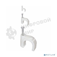 Скоба креп. круглая R6 (уп. 100 шт) IEK USK11-06-100