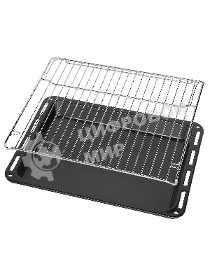 Шкаф духовой газовый с электрическим грилем Maunfeld MOGS703W, встраиваемый