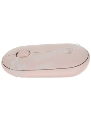 Мышь беспроводная Logitech Pebble M350 розовый, 1000 dpi, радиоканал, Bluetooth, USB, кнопки - 3