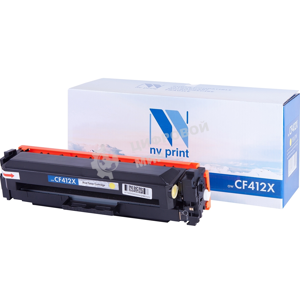 Картридж лазерный NVPrint совместимый для LJ Pro M477fdn/M477fdw/M477fnw/M452dn/M452nw CF412X Yellow (5 000k)