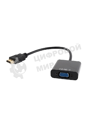 Переходник Gembird-Cablexpert Переходник HDMI-VGA, 19M/15F (A-HDMI-VGA-03)