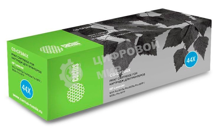 Картридж лазерный Cactus CS-CF244X черный (2000 стр.) для HP HP LJ M15 Pro/M15a Pro/M28a Pro MFP/M28w Pro MFP