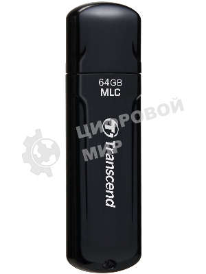 Флешка USB Transcend JetFlash 750 (TS64GJF750K), 64Gb, USB 3.0, R/W 130/40, черный