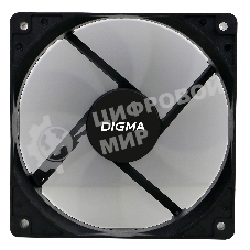 Вентилятор для корпуса Digma DFAN-120-7 черный, 120 мм, 1200 об/мин, 23 дБ, 4 pin
