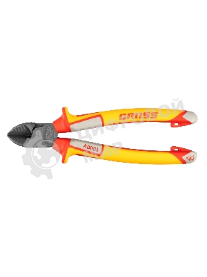 Бокорезы Gross 17582 диэлектрические рукоятки до 1000в трехкомпонентные рукоятки 180 мм