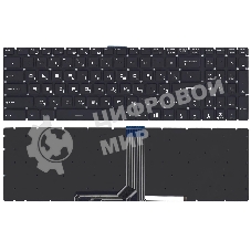 Клавиатура для ноутбука MSI GT72 GS60 GS70 GP62 GL72 GE72 черная с 7-цветной подсветкой