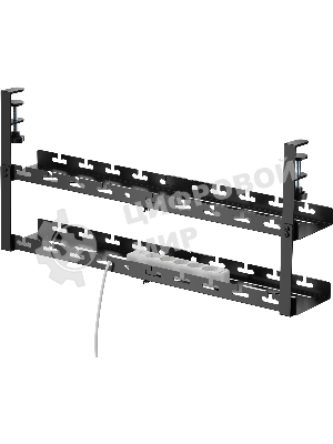 Кабель-канал Cactus CS-CM-700-2BK для столов 72.8x13.5x34.2 см черный