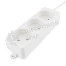 Удлинитель Гарнизон EL-NL3-W-5, 3 розетки допустимый ток 10А, длина 5 м.