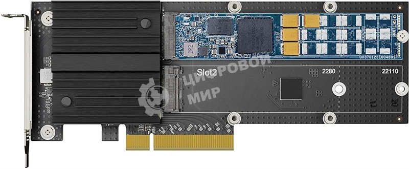 Адаптер Synology M.2 SSD-NVME adapter,PCIe 3.0x8, M.2 22110/2080