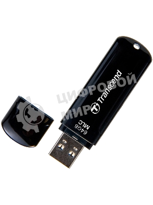 Флешка USB Transcend JetFlash 750 (TS64GJF750K), 64Gb, USB 3.0, R/W 130/40, черный