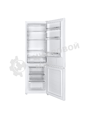 Холодильник Maunfeld MFF176SFW белый двухкамерный 187/75л морозилка снизу, ручная разморозка