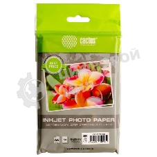 Фотобумага Cactus CS-GA620050ED/200г/м2/50л./белый глянцевое для струйной печати