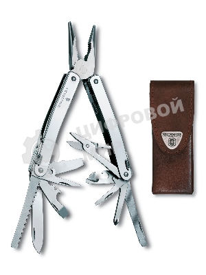 Мультитул Victorinox SwissTool Spirit X (3.0224.LB1) 105мм 26функц. серебристый блистер