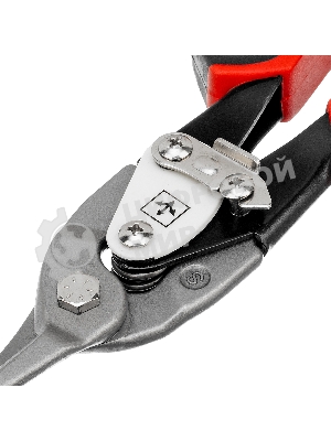 Ножницы Matrix по металлу, 250 мм, прямой рез,сталь CRMO,двухкомпонентные рукоятки, PRO