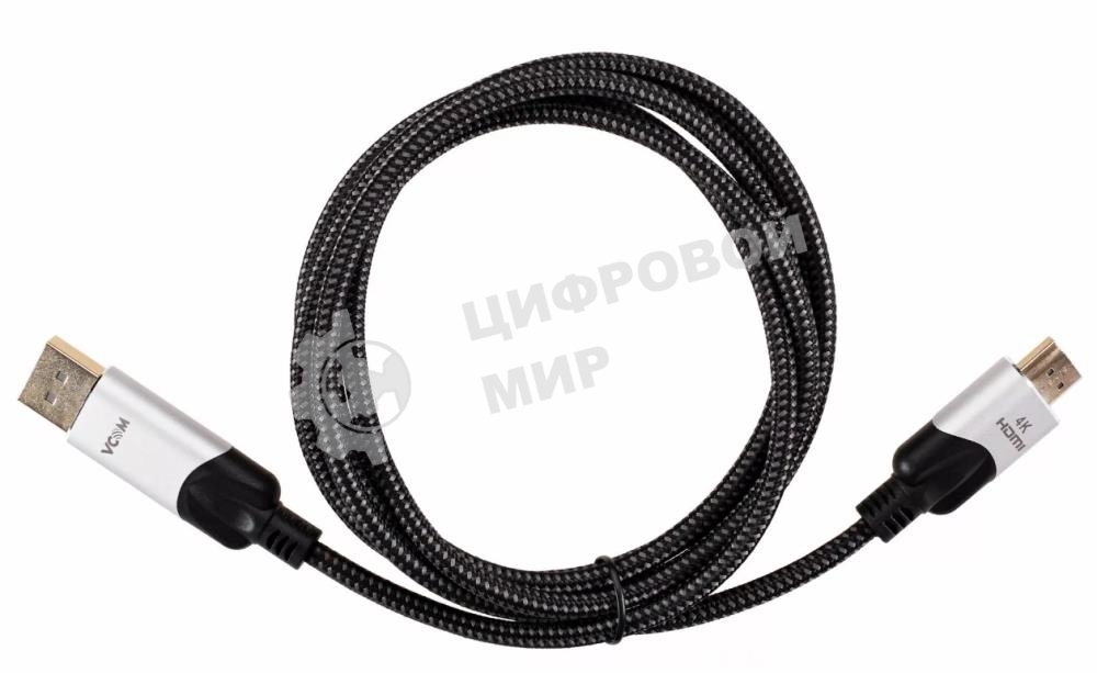 Кабель-переходник VCOM CG608M-1.8M DisplayPort M-> HDMI M 4K@60Hz 1,5 м VCOM (CG608M-1.8M)