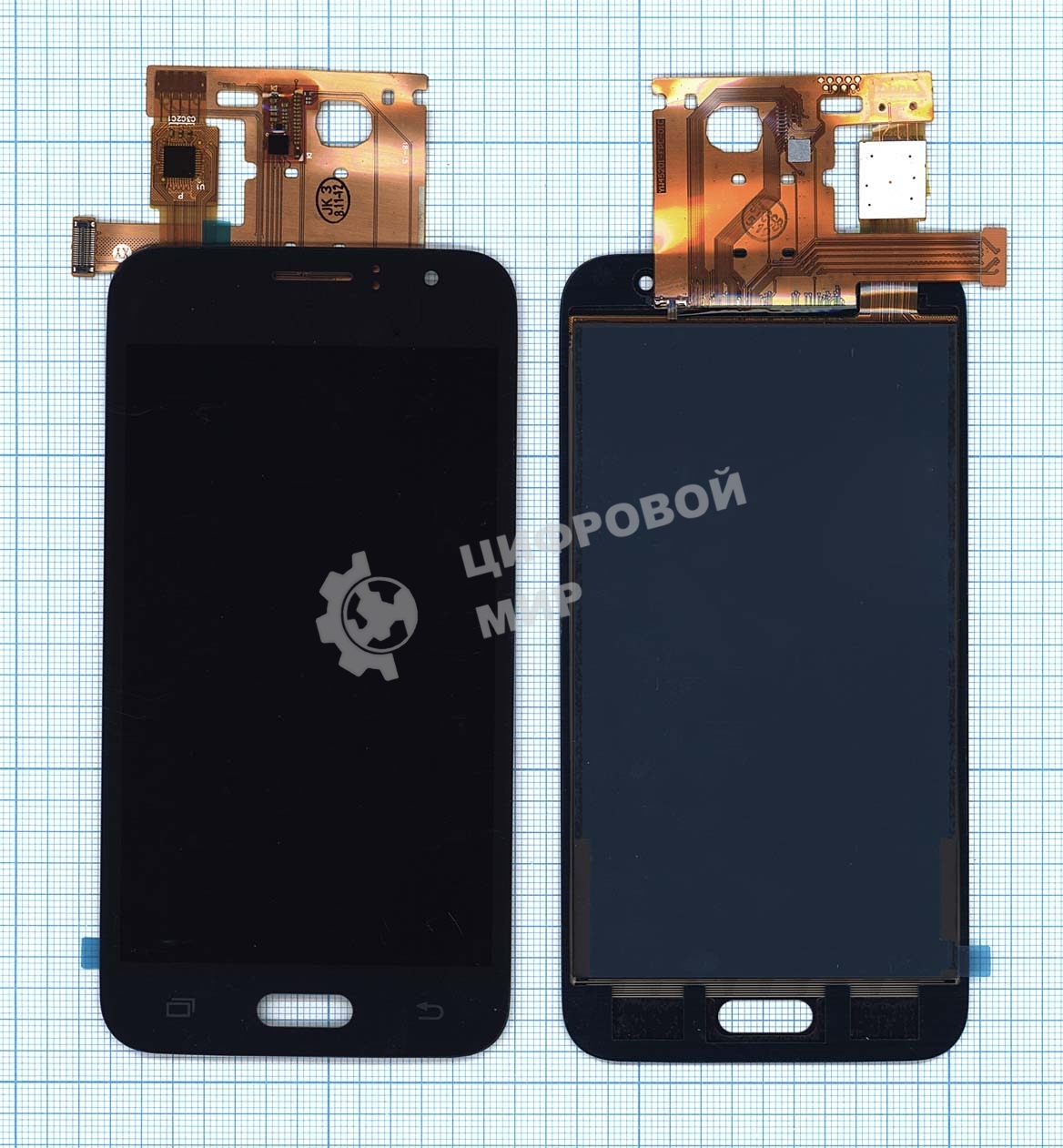 Дисплей для Samsung Galaxy J1 (2016) SM-J120F (TFT) черный