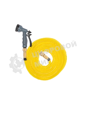 Набор поливочный Профи (растягивающийся шланг 45м, пистолет 7 режимов, латунные соединители) ЧЕТЫРЕ СЕЗОНА