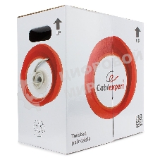 Кабель FTP Cablexpert FPC-5004E-SO кат.5e медь однож. экран, 305м pullbox, серый