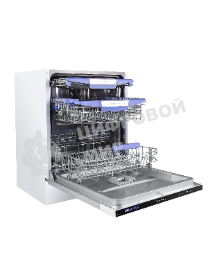 Встраиваемая посудомоечная машина Maunfeld MLP-12IMR, черный, 59.8 см, 14 компл., 44 дБ, класс A++