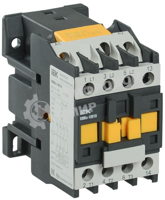 Контактор КМИе-10911 9А 110В/АС3 1НЗ IEK KKME11-009-110-01