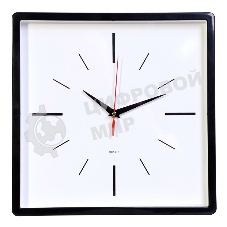 Часы настенные аналоговые Бюрократ WallC-S61P D30 см черный