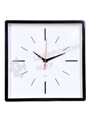 Часы настенные аналоговые Бюрократ WallC-S61P D30 см черный