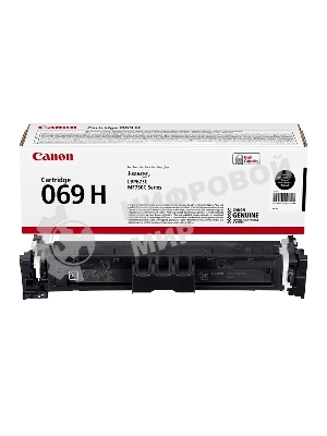 Картридж лазерный Canon 069BK (5094C002) черный (2100 стр.) для Canon MF752Cdw/754Cdw, LBP673Cdw