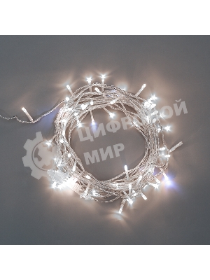 Гирлянда Neon-night Нить 10м, с эффектом мерцания, прозрачный провод, IP44, 230В, диоды белые, 75 LED