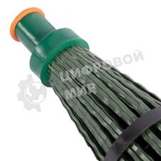 Метла полипропиленовая Сибртех, 140х310 мм, круглая, с фиксирующим ободом, без черенка