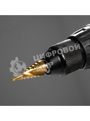 Сверло ступенчатое Matrix, 4-6-8-10-12-14-16-18-20 мм, HSS, спиральный проф., шестигр. хвостовик