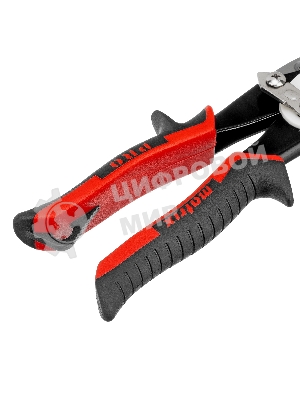 Ножницы Matrix по металлу, 250 мм, прямой рез,сталь CRMO,двухкомпонентные рукоятки, PRO