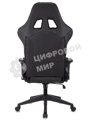 Кресло Бюрократ VIKING 5 AERO WHITE черный/белый, экокожа, 120 кг, механизм качания