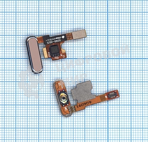 Шлейф со сканером отпечатка пальца для Xiaomi Mi 5 золотой