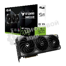 Видеокарта ASUS TUF-RTX 5070-O12G-GAMINGRTX 5070,HDMIx2,DPx3,12G,D7; 90YV0LZ0-M0NA00