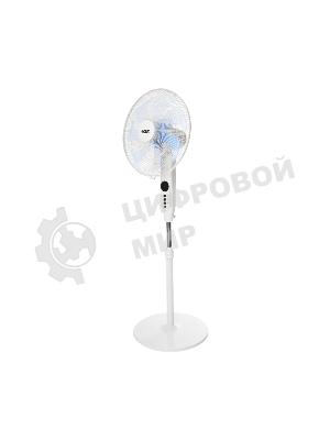 Вентилятор напольный DUX 7 лопастей, д/у управление, 50Вт белый 60-0221