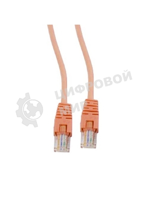 Патч-корд UTP Cablexpert cat.5e, 1м, литой, многожил. оранжевый
