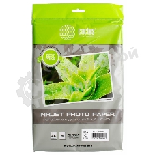 Фотобумага Cactus CS-GA423050ED A4/230г/м2/50л./белый глянцевое для струйной печати