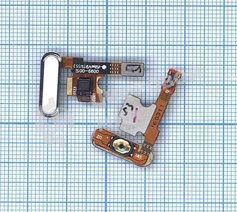 Шлейф со сканером отпечатка пальца для Xiaomi Mi 5 белый