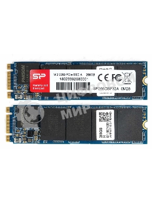 Накопитель SSD Silicon Power M-Series, 256Gb, PCIe 3.0 x4, M.2 2280, NVMe, R/W 2200/1600