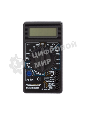 Портативный мультиметр PROconnect M830B (DT830B)