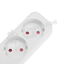 Удлинитель Rexant STANDARD 3 гнезда, 5 м, 2х1,0мм², б/з, белый