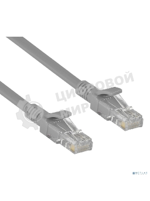 Патч-корд Exegate UTP-RJ45-RJ45-5e-CU-1,5M-GY, UTP, cat.5e, 1.5м, медь, серый