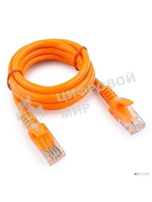 Патч-корд UTP Cablexpert cat.5e, 1м, литой, многожил. оранжевый