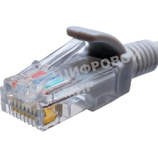 Патч-корд Suprlan 10-0144 UTP RJ-45 вил.-вилка RJ-45 cat.5e 3м серый LSZH 24AWG