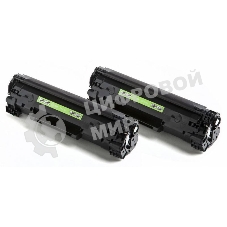 Картридж лазерный Cactus CS-C725D черный (1600 стр.) x2уп. для Canon LBP i-Sensys 6000/6000b