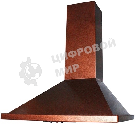 Вытяжка каминная Elikor Оптима 60П-400-К3Л медный, 59 см, 400 куб. м/ч, 55 дБ