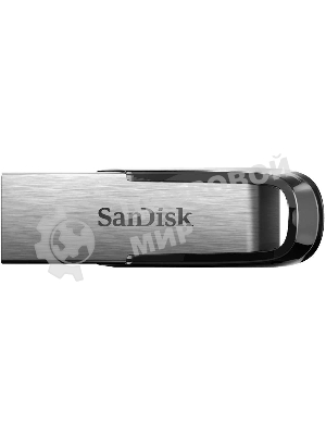 Флешка USB Sandisk CZ73 Cruzer Ultra Flair (SDCZ73-032G-G46), 32Gb, USB 3.0, R/W 150/45, серебристый/черный
